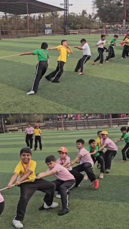 Primary Section: Cub Bulbul Oath Ceremony Std II>
              <div class=