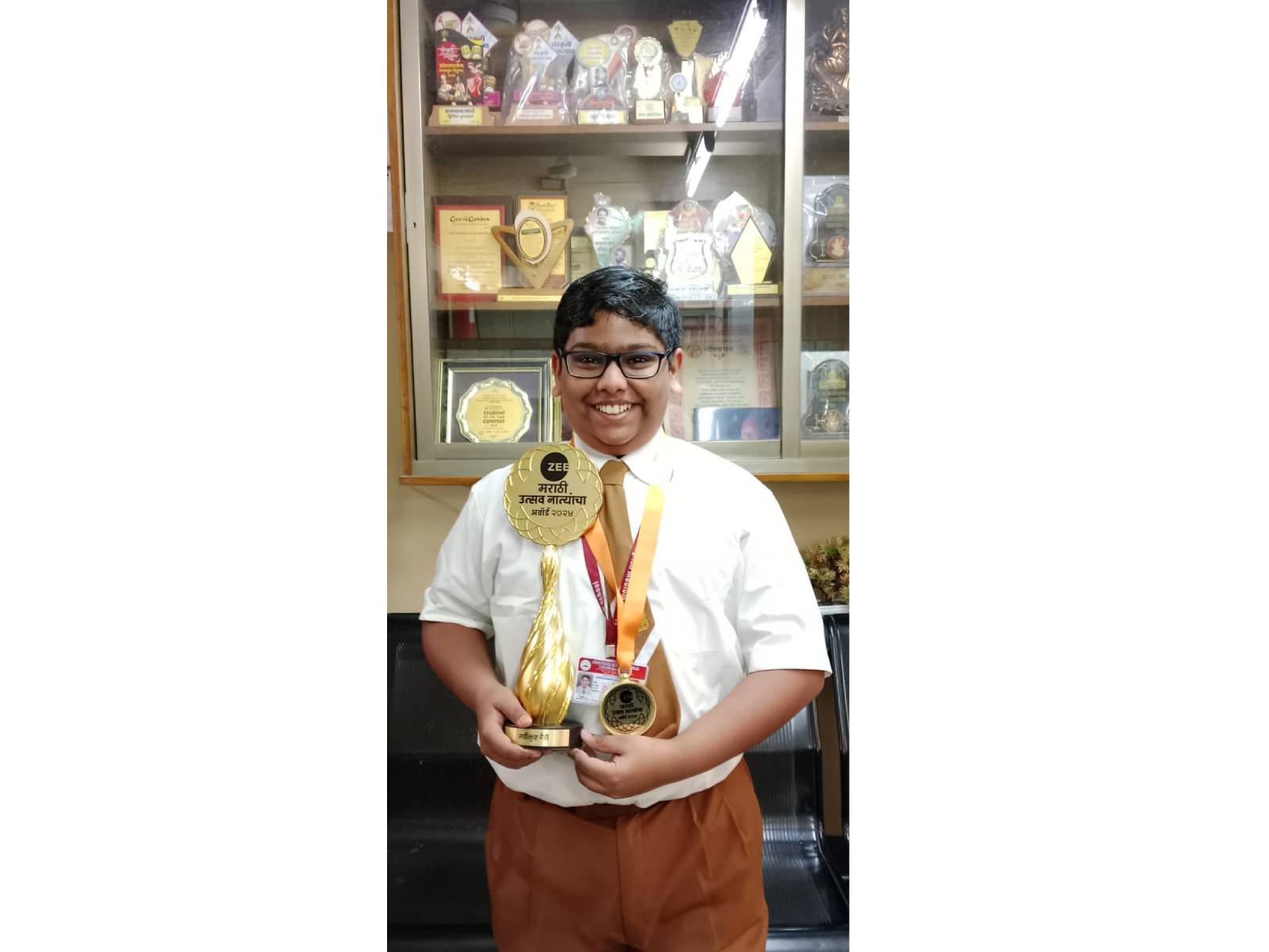 Best Actor award 2024 from Zee Marathi Awards.