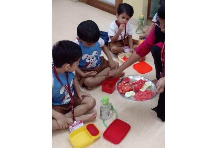 Pre-Primary salad activity